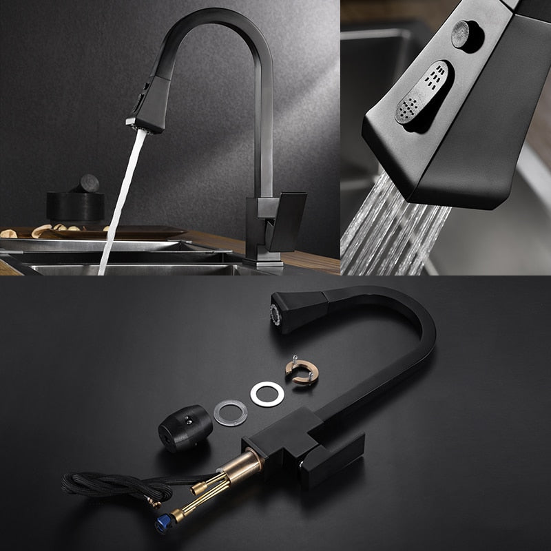 Sava – Eckige Küchenarmatur