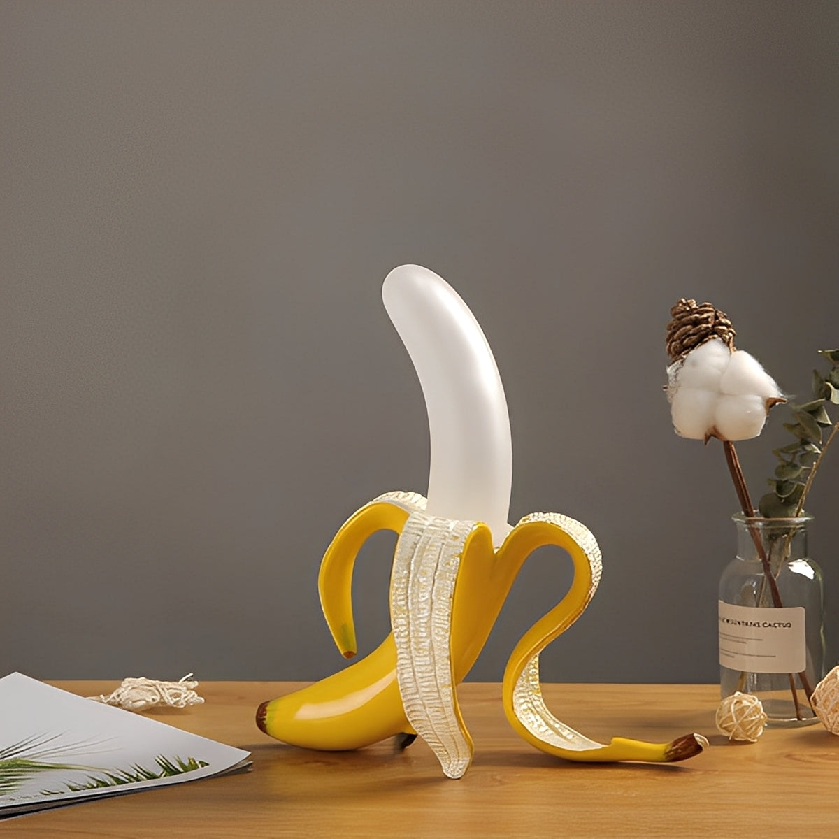 Ayano – Kreative Bananen-Tischlampe