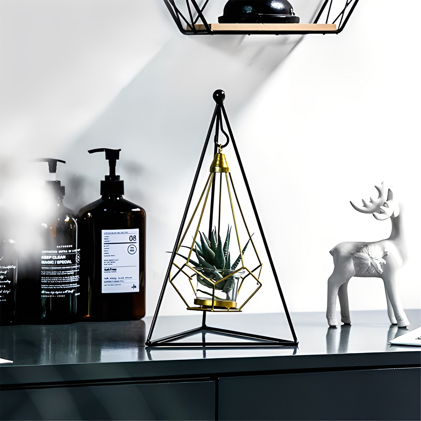 Julian – Hängender Diamant Teelichthalter