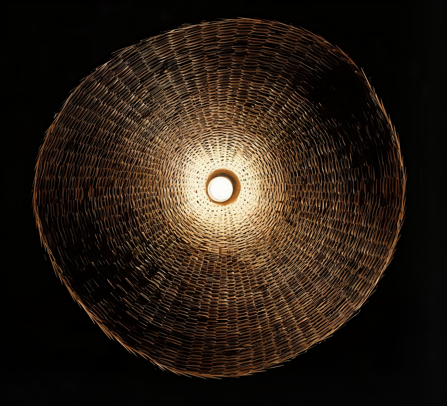 Kaito – Bambus-Rattan-Kronleuchter