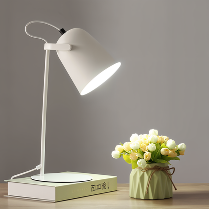 Pastellfarbene Macaron-Tischlampe mit LED-Licht
