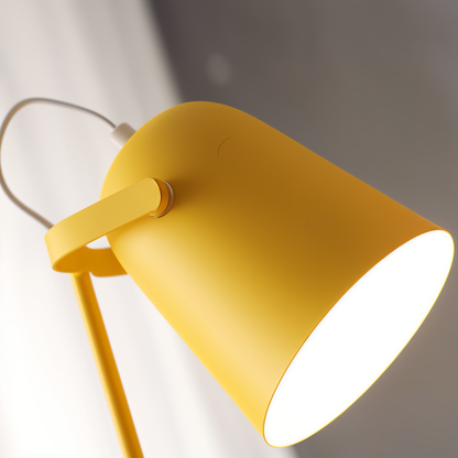 Pastellfarbene Macaron-Tischlampe mit LED-Licht
