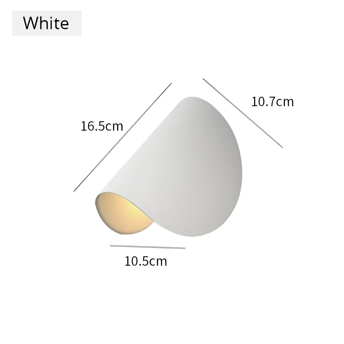 Drehbare LED-Wandleuchte im modernen Design