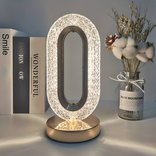 Evelyn – Elegante Kristall LED-Tischlampe