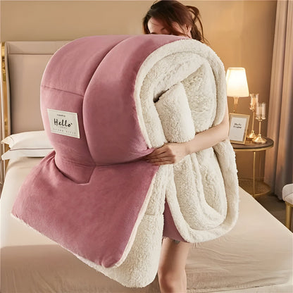 Verdickte Fleece-Steppdecke