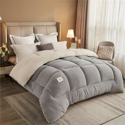 Verdickte Fleece-Steppdecke