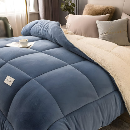 Verdickte Fleece-Steppdecke