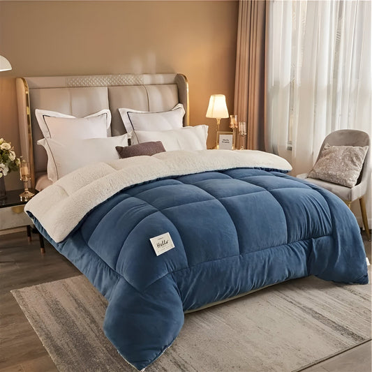 Verdickte Fleece-Steppdecke