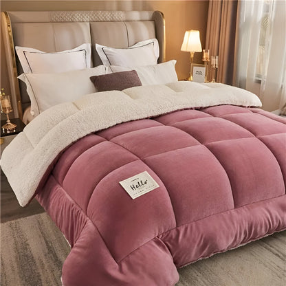 Verdickte Fleece-Steppdecke