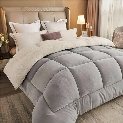 Verdickte Fleece-Steppdecke