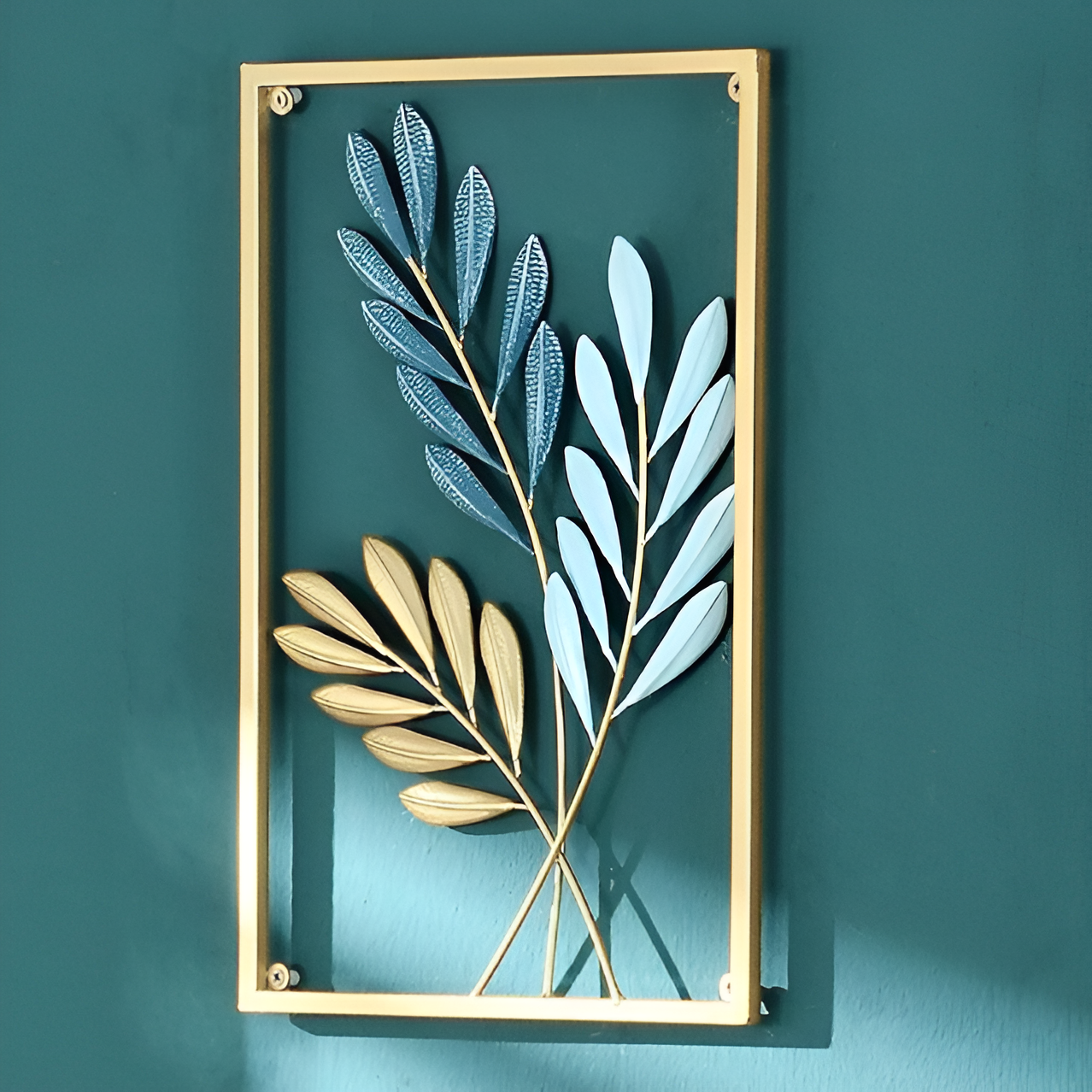 LeafArt – Metallwanddeko im Blattdesign für nordisch inspirierte Wohnungen