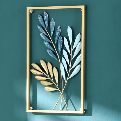 LeafArt – Metallwanddeko im Blattdesign für nordisch inspirierte Wohnungen