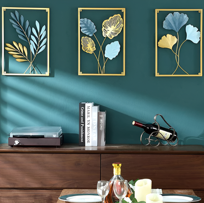 LeafArt – Metallwanddeko im Blattdesign für nordisch inspirierte Wohnungen