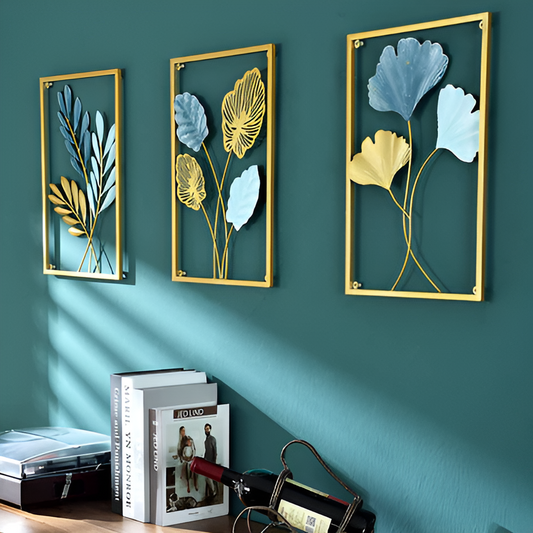 LeafArt – Metallwanddeko im Blattdesign für nordisch inspirierte Wohnungen