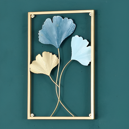 LeafArt – Metallwanddeko im Blattdesign für nordisch inspirierte Wohnungen