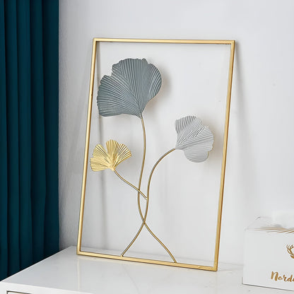 LeafArt – Metallwanddeko im Blattdesign für nordisch inspirierte Wohnungen