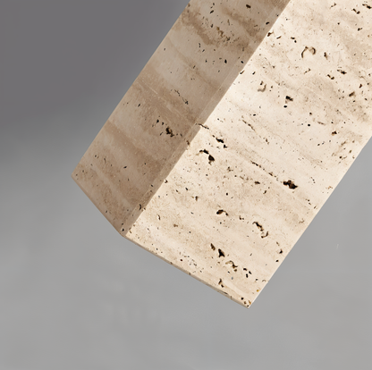 StoneBeam Light – Zylindrische Deckenleuchte aus edlem Marmor