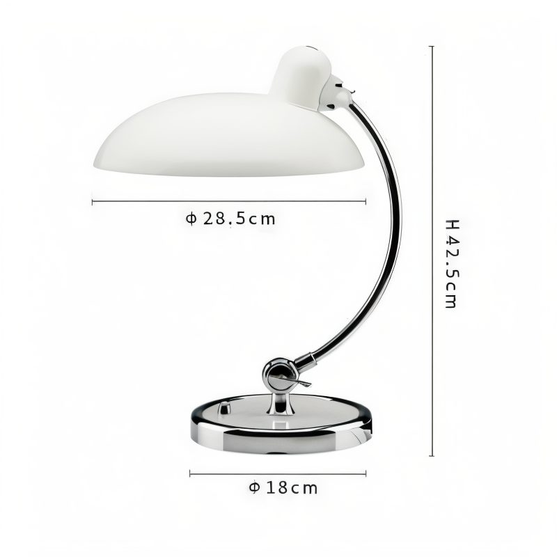 Verstellbare minimalistische Tischlampe im Retro-Stil