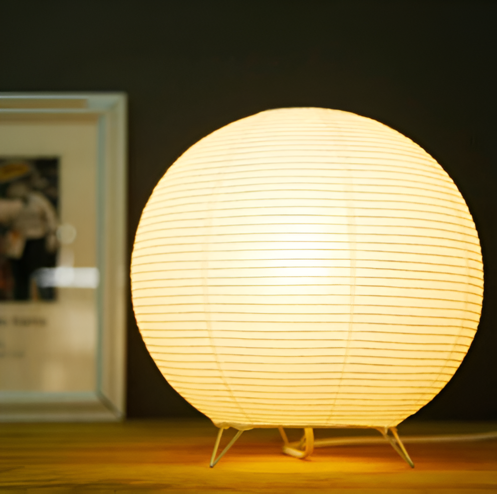 Aiko – Japanische Reispapier Tischlampe