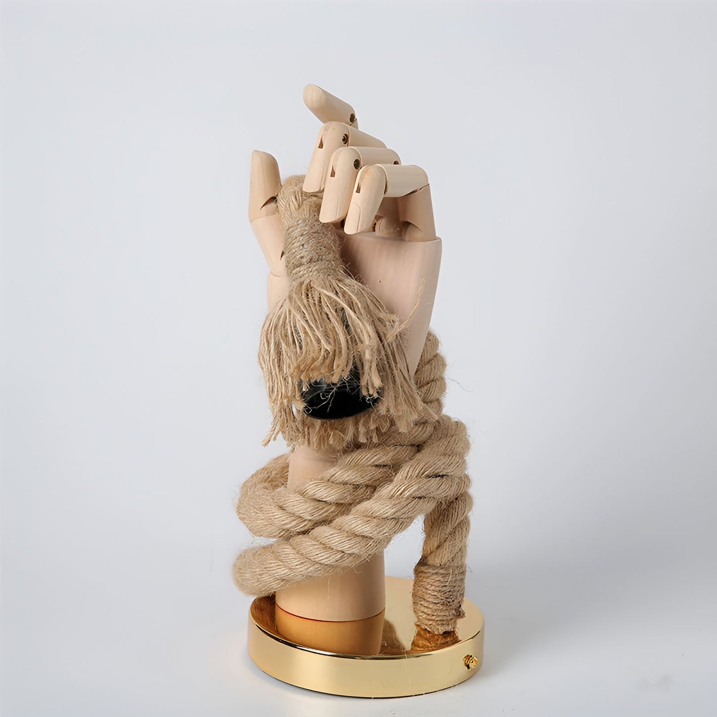 Sarina – Handgefertigte Hanfseil-Wandleuchte