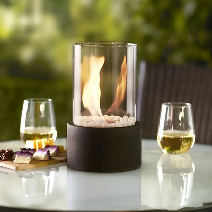 Heim – Runde Tischfeuerschale aus Gusseisen mit Stil