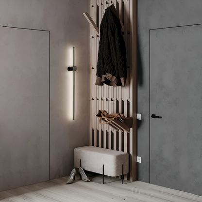 ScandiLine – Skandinavische LED-Wandleuchte in schlanker Form