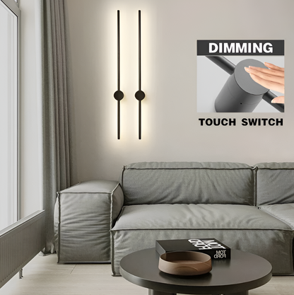 ScandiLine – Skandinavische LED-Wandleuchte in schlanker Form