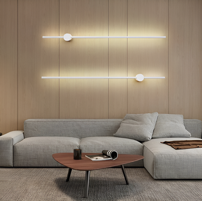 ScandiLine – Skandinavische LED-Wandleuchte in schlanker Form