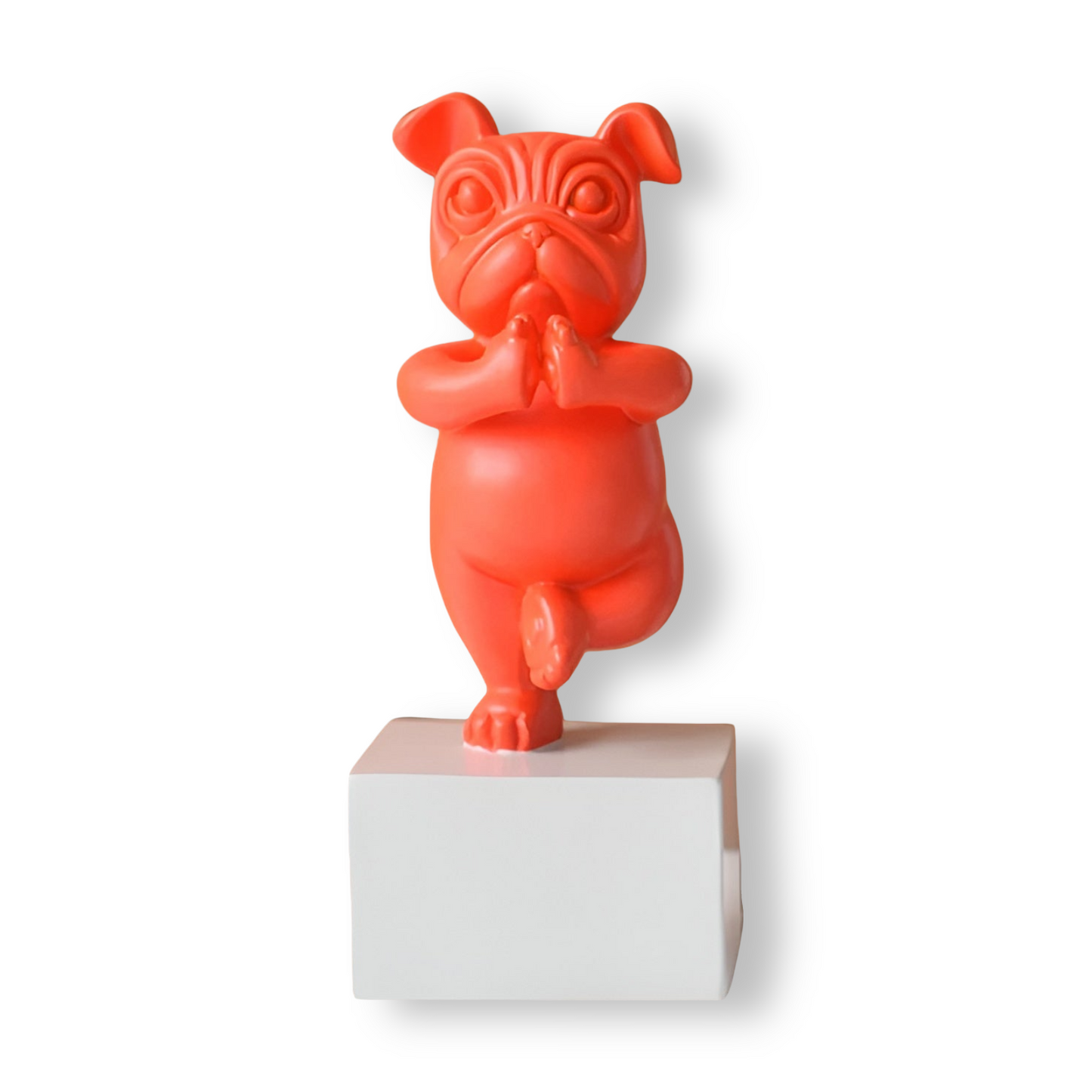 ZenBulldog – Verspielte Yoga-Figur aus Harz im Hunde-Design
