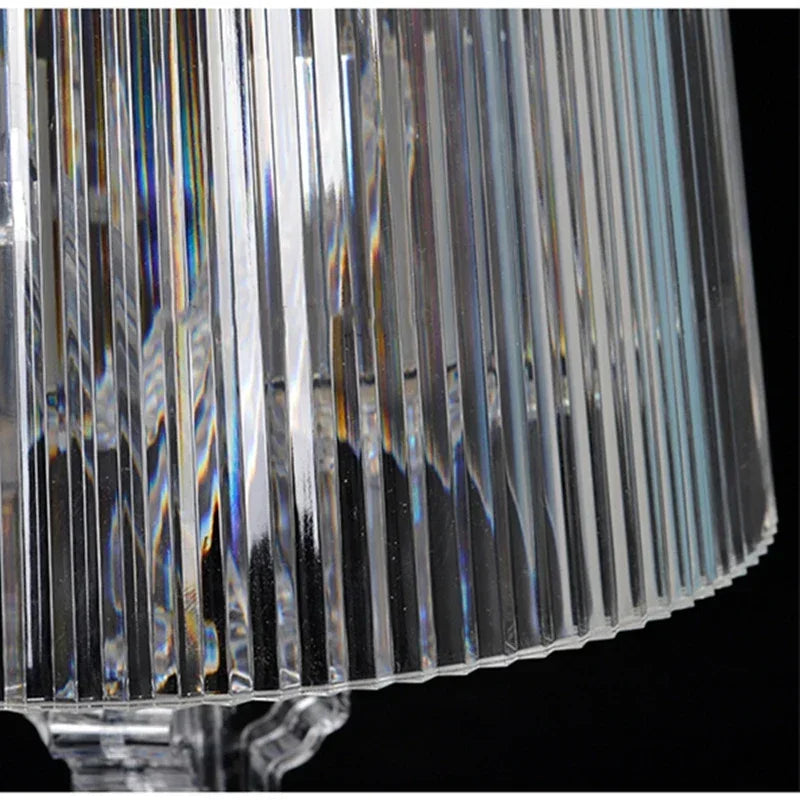 Barocke elegante Tischlampe aus Acryl