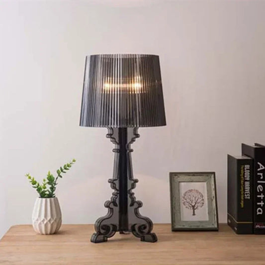 Barocke elegante Tischlampe aus Acryl