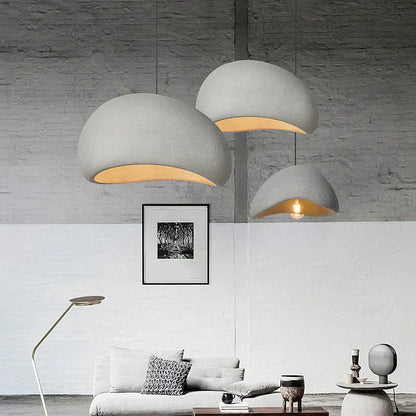WabiGlow – Japanische Hängelampe im minimalistischen Wabi-Sabi Stil