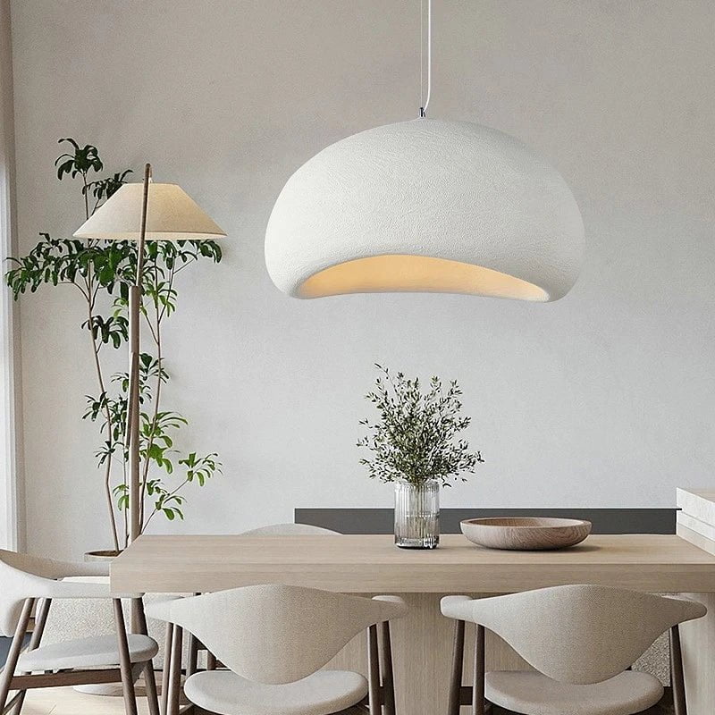 WabiGlow – Japanische Hängelampe im minimalistischen Wabi-Sabi Stil