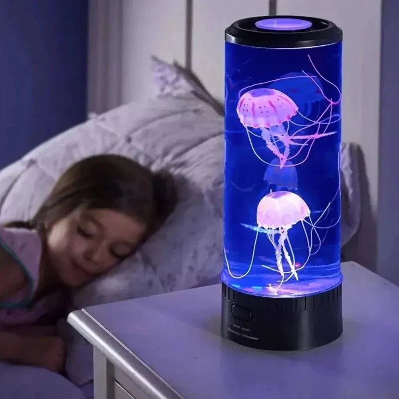 LED Quallenlampe mit Farbwechsel
