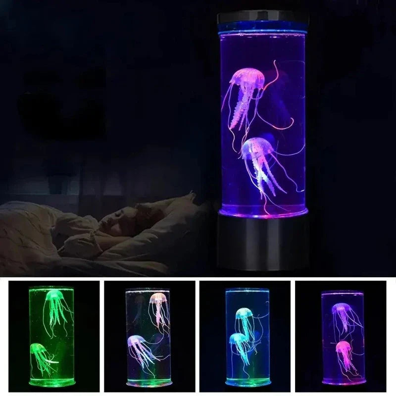LED Quallenlampe mit Farbwechsel