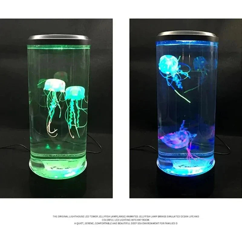LED Quallenlampe mit Farbwechsel