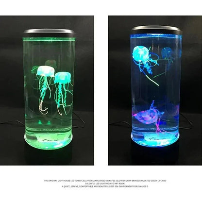 LED Quallenlampe mit Farbwechsel