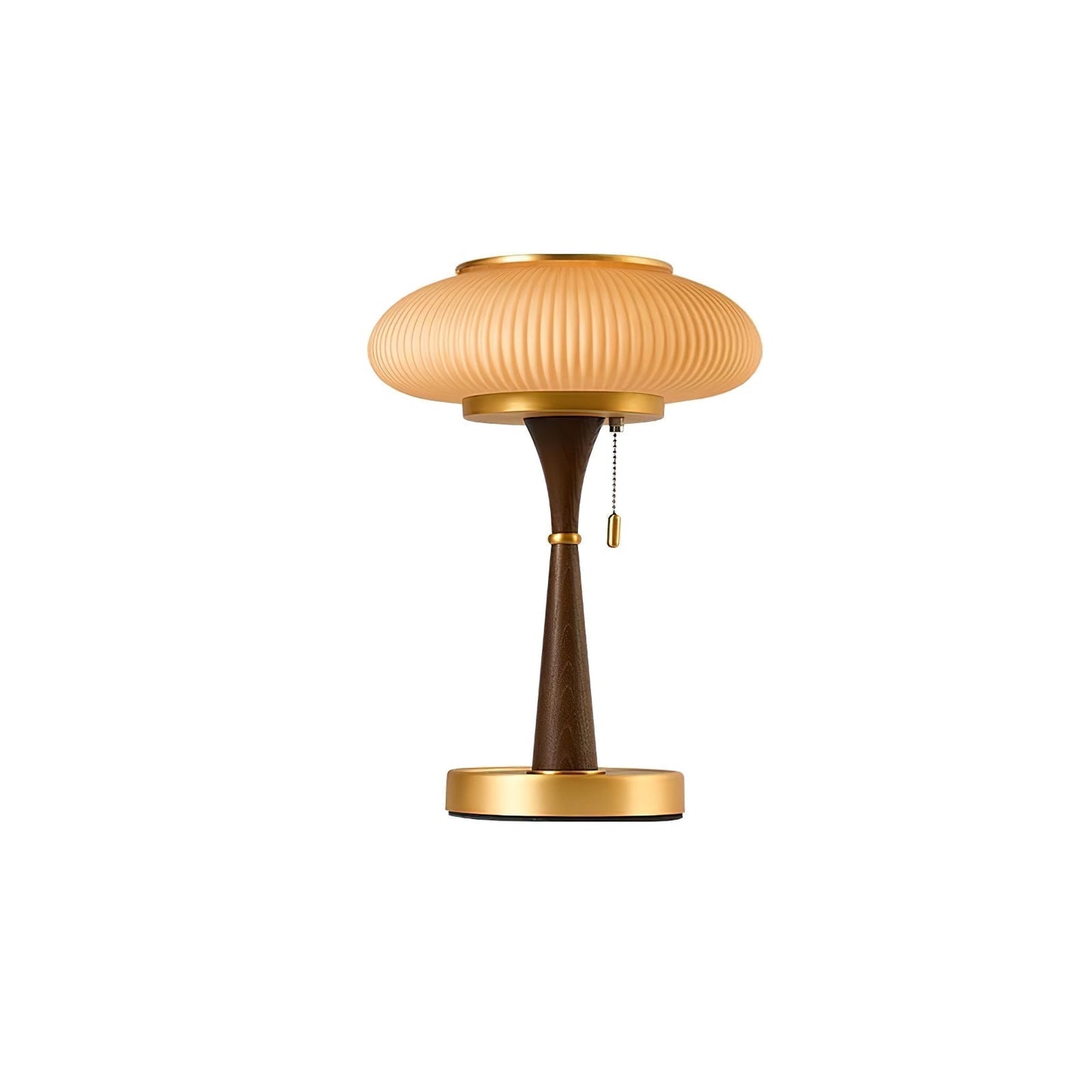 Noelia – Retro Tischlampe aus Massivholz