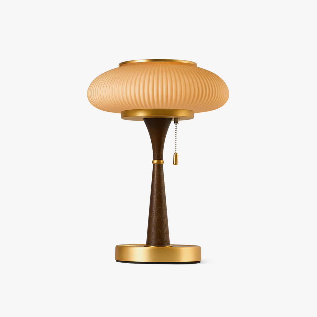 Noelia – Retro Tischlampe aus Massivholz