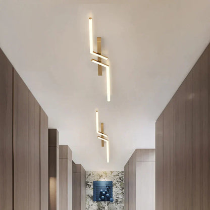 Moderne LED-Streifen-Wandleuchte
