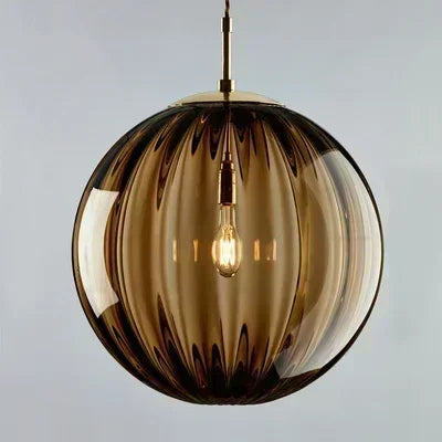 Elegante Pendelleuchte Kronleuchter Glas