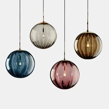 Elegante Pendelleuchte Kronleuchter Glas