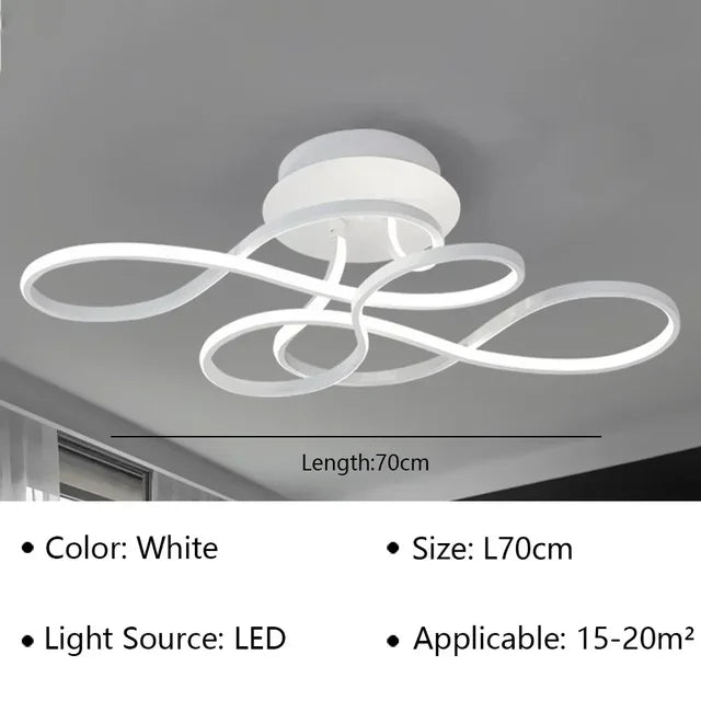LED-Deckenleuchte Infinity in modernem Design
