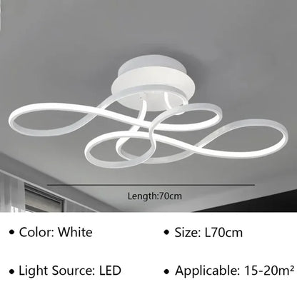 LED-Deckenleuchte Infinity in modernem Design