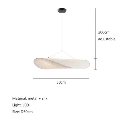 Japanische Wohnzimmerlampe aus Seide