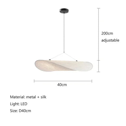 Japanische Wohnzimmerlampe aus Seide