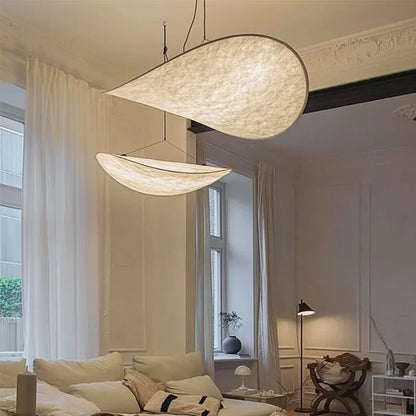 Japanische Wohnzimmerlampe aus Seide