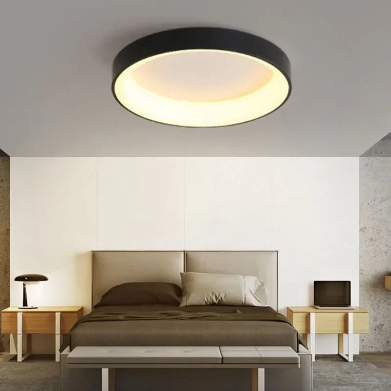 Runde skandinavische LED-Deckenleuchte