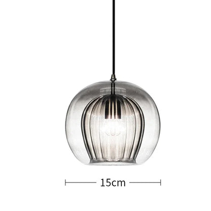Moderner Glaslüster im Quallen-Design