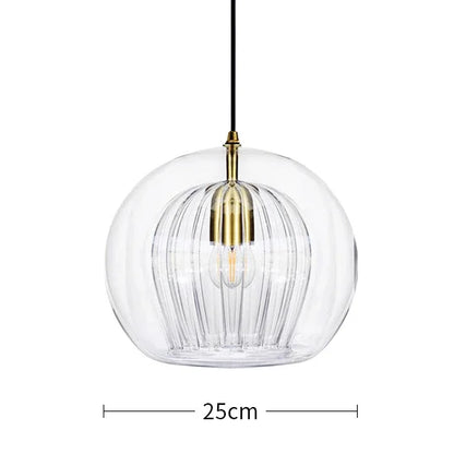 Moderner Glaslüster im Quallen-Design